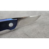 СИНІЙ ПТАХ авторський складаний ніж ручної роботи Androshchuk Knives, сталь S125V, 65 HRC, купити замовити в Україні